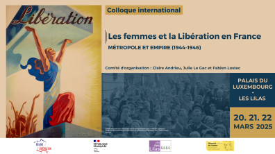Réalisation inspirée d’une affiche du GPRF, 1944 © Jérémie Virgal, Mission Libération