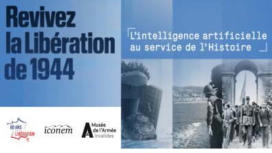 Affiche de l'exposition "Revivez la Libération de 1944".