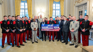Remise du chèque de 100 000 € pour la CABAT