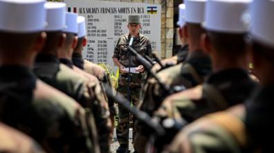 Prise d’armes pour le changement de chef à la tête de la MISLOG