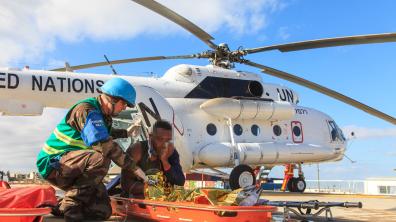 Les soignants de la Force commander reserve mobilisés lors d’un exercice majeur de sauvetage