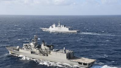 Coopération navale entre la France et la Grèce