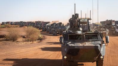 Un convoi logistique d’envergure