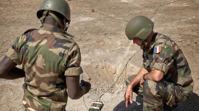 Formation aux explosifs d’un bataillon de génie tchadien à Ndjamena