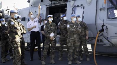 La Frégate multi-missions Auvergne en relâche opérationnelle à Beyrouth