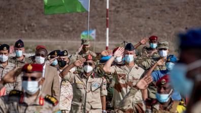 Formation des FFDJ avant leur engagement en Somalie