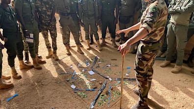 Partage de connaissances avec l’escadron de surveillance et d’intervention de Kédougou