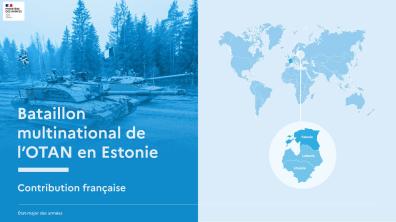 Contribution française au bataillon multinational de l'OTAN en Estonie