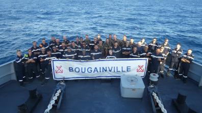 PACIFIC AITO : entrainement conjoint entre le BSAOM Bougainville et un détachement du RIMaP-P