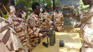 DIO - formation « servant radio d’infanterie » au profit de la Garde nationale et nomade tchadienne