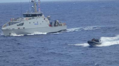Le BSAOM Bougainville conduit une activité de coopération dans les Îles Cook