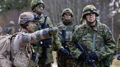 Campagne de tir pour la Compagnie d’infanterie légère et l’Estonian Defense League