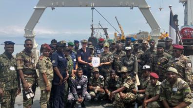 Fin de mission hydrographique en zone maritime Atlantique orientale pour le BH Borda