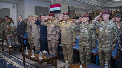 Mission de l'OTAN en Irak : le DCOS opérations du JFC Naples à la rencontre des insérés français en 