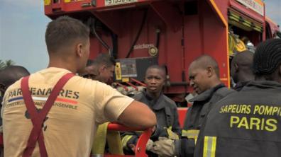 DLIA – G - Entraînement conjoint avec les pompiers gabonais