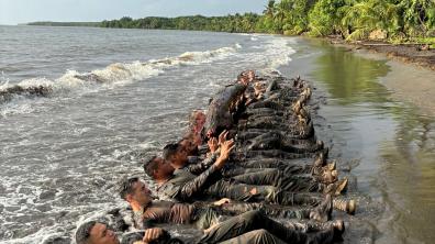 Le 33ème RIMa en mission de souveraineté en Guadeloupe 