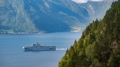 Le groupe Jeanne d’Arc manœuvre au cœur des fjords norvégiens 