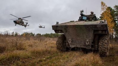 Coopération interarmée avec un VBCI du 152 RI