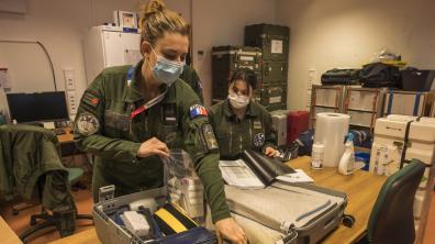 Formation à l’escadrille aérosanitaire