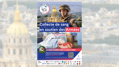 Collecte exceptionnelle en soutien des armées le 14 juillet aux Invalides