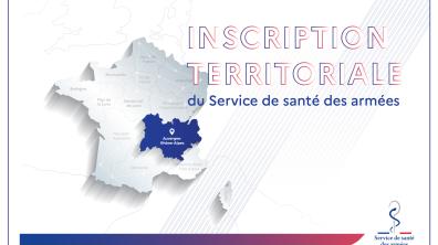 Carte inscription territoriale du Service de santé des armées (SSA)