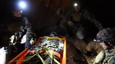 Exercice de sauvetage