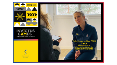 Laure, ergothérapeute à l'HRIA Clermont-Tonnerre : dans l'ombre des athlètes des Invictus Games