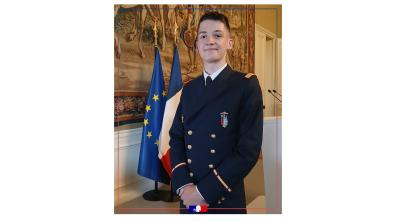 L’aspirant médecin Baptiste, en 2e année de médecine à l’École de santé des armées