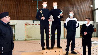Podium du challenge « le dernier soignant debout »