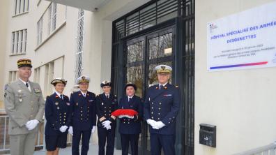 Inauguration officielle des nouveaux locaux de l’hôpital spécialisé des armées (HSA) Desgenettes