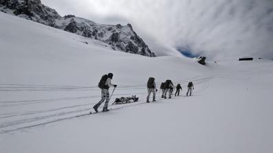 Médecins militaires en montagne 
