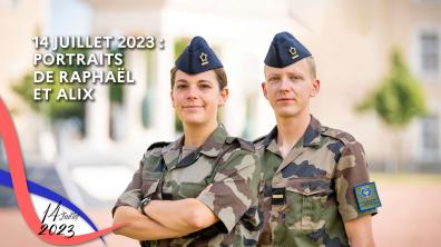 L'aspirant Alix et le sous-lieutenant Raphael, de L'ENSIM