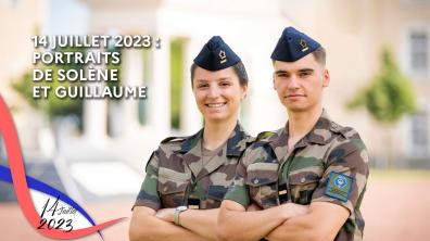 Le sous-lieutenant Guillaume, membre de la Garde au drapeau de l'ENSIM