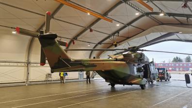 Un hélicoptère Caïman au 3e RHC