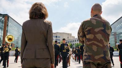 La SGA et le chef d'Etat-major des Armées, à la journée des blessés 2021