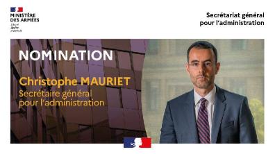 Christophe Mauriet nommé secrétaire général pour l’administration