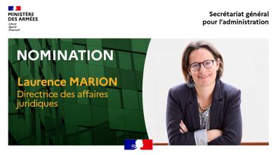 Laurence Marion nommée directrice des affaires juridiques_DAJ