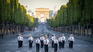 Répétitions du défilé du 14 Juillet