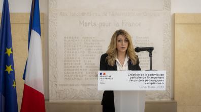 Patricia Miralles, secrétaire d’État chargée des Anciens combattants et de la Mémoire