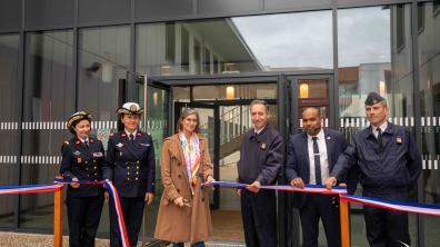 L'inauguration du bâtiment par Sylviane Bourguet, directrice de la DTIE