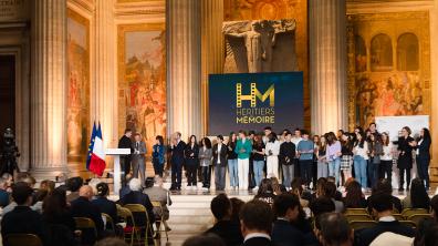 Au Panthéon, cérémonie des Trophées « Héritiers de mémoire » 