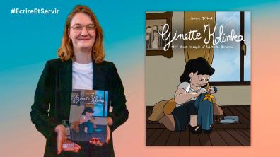 Aurore d'Hondt, auteure de la BD « Ginette Kolinka, récit d'une rescapée d'Auschwitz-Birkenau »