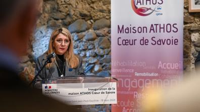 Patricia Miralles à la maison ATHOS Cœur de Savoie, lundi 18 mars