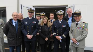 Inauguration du chantier de BCC à Champagné, au 2e RIMa, le 6 avril 2023