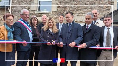 Inauguration de la quatrième maison ATHOS par Patricia Miralles