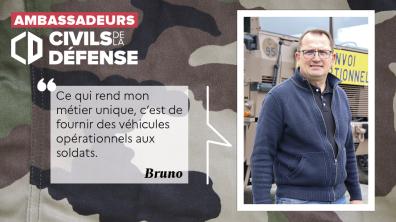 Bruno, responsable maintenance et logistique terrestre 