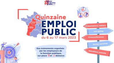 Quinzaine de l'emploi public en Nouvelle Aquitaine - mars 2023