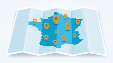implantations en france métropolitaine