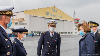 Visite de la ministre des Armées à l'AIA de Clermont-Ferrand