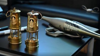 Lanternes et torches de la flamme olympique